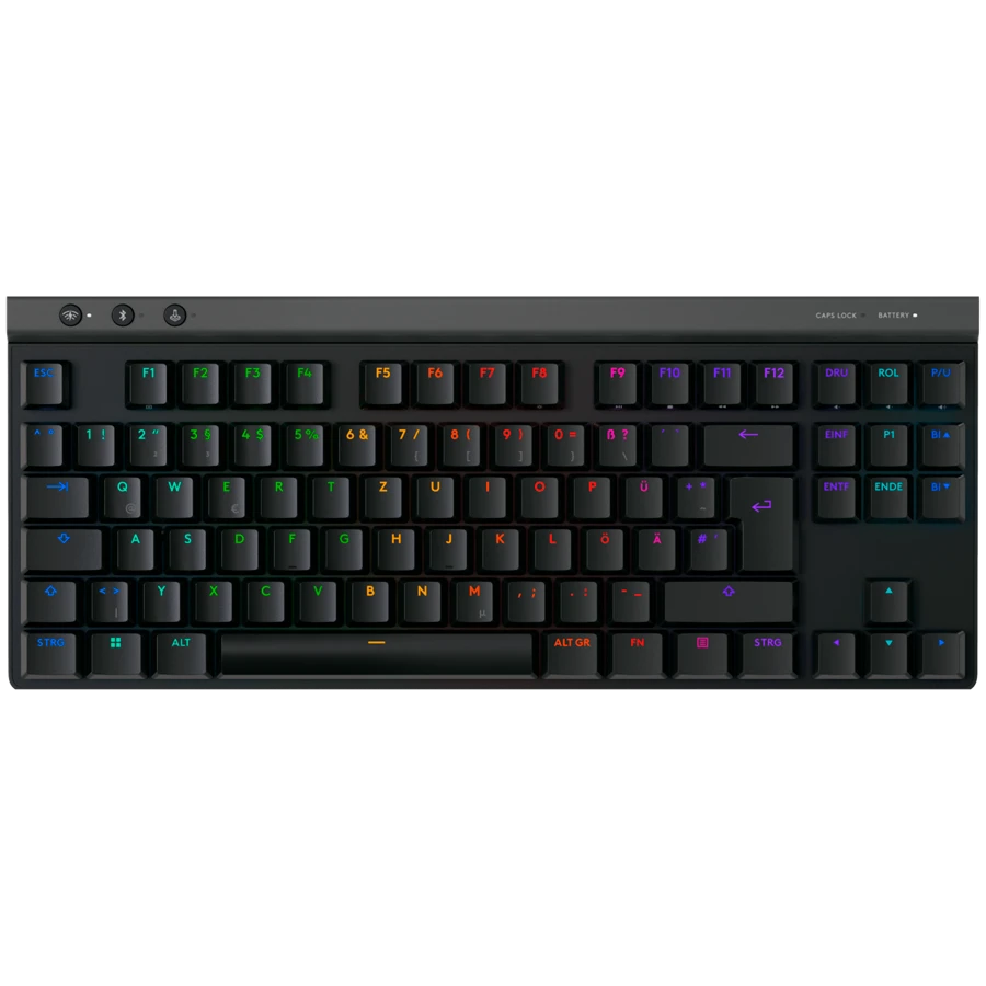 LOGITECH G515 LIGHTSPEED TKL Wireless Gaming Keyboard - BLACK - PAN - 2.4GHZ/BT - EMEA28i-935 - TACTILE