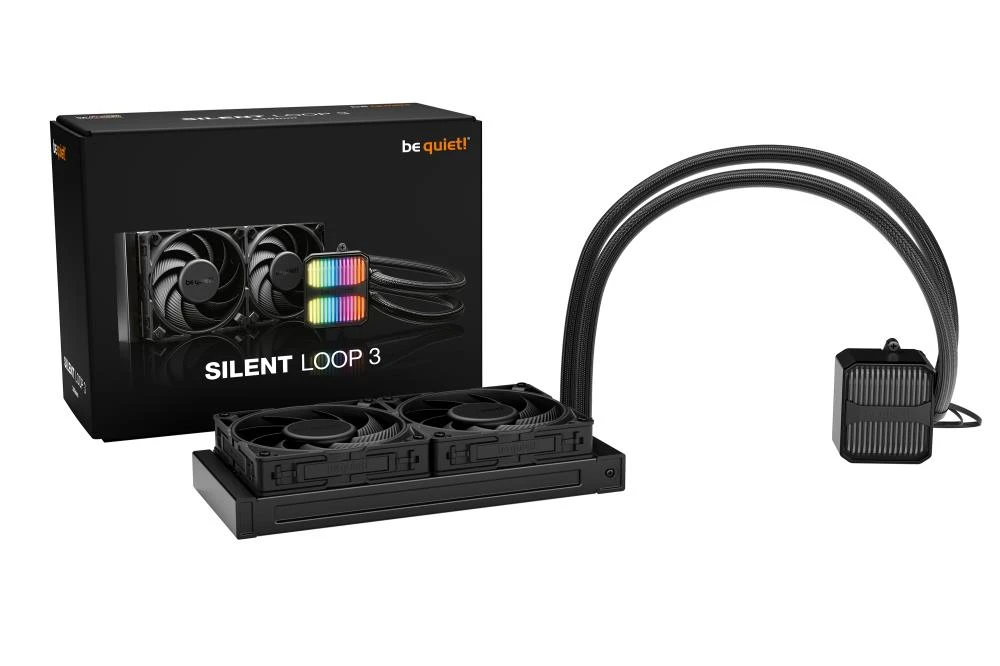 be quiet! Silent Loop 3 240 mm Protsessor Kõik-ühes vedelikujahuti 12 cm Must 1 tk