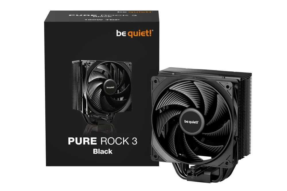 be quiet! Pure Rock 3 Black Protsessor Õhujahuti 12 cm Must 1 tk