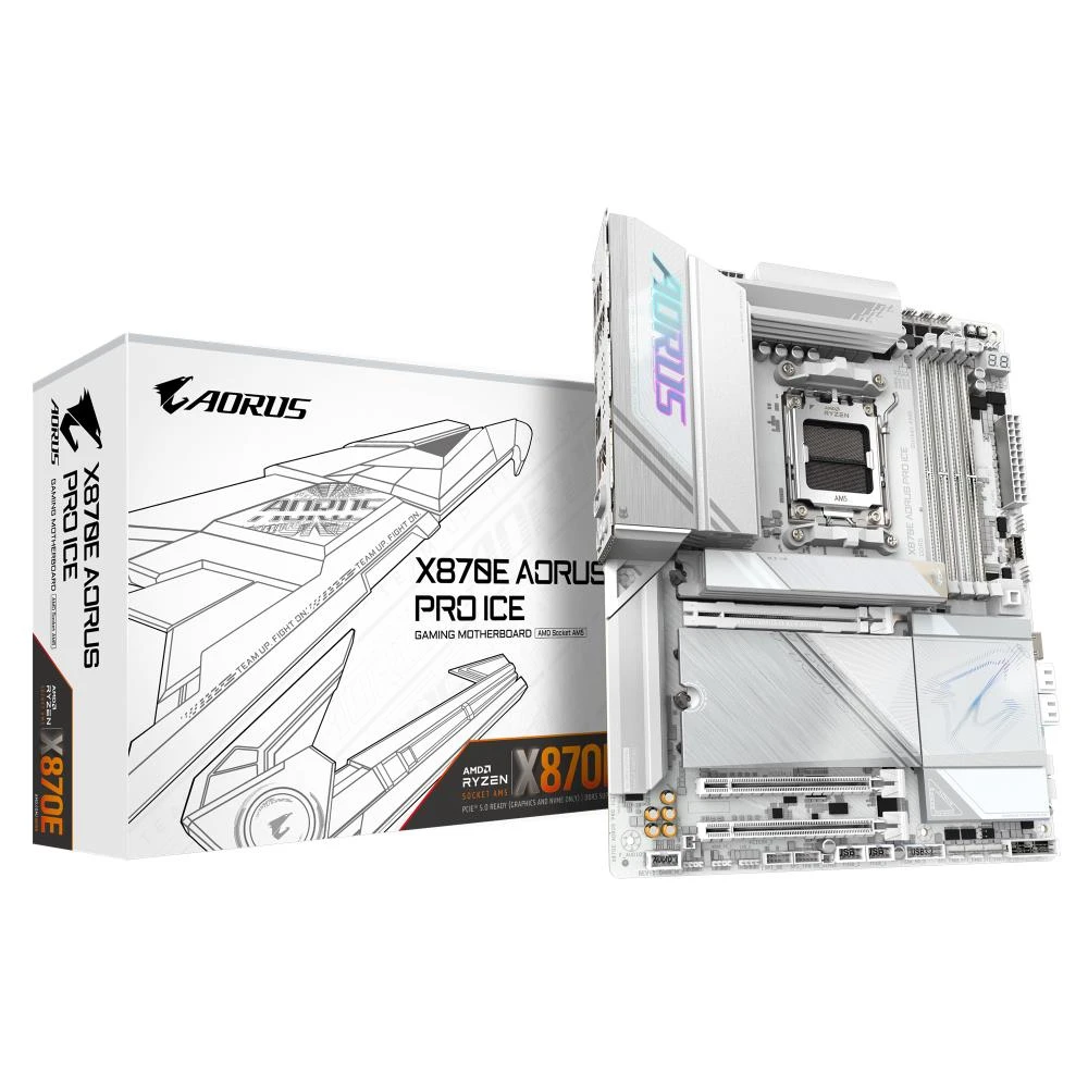 Mainboard|GIGABYTE|AMD X870E|SAM5|ATX|Memory DDR5|Memory slots 4|X870EAORUSPROICE1.1