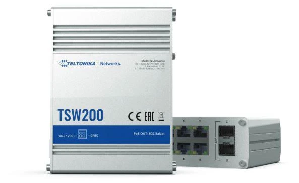 Switch|TELTONIKA|TSW200|PoE ports 8|240 Watts|TSW200