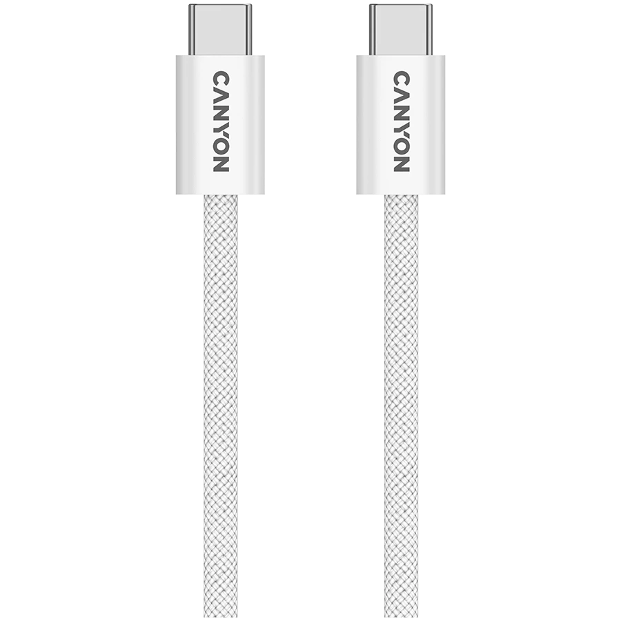 CANYON cable OnWire 60MG C-C 60W Magnet Braided 1m White