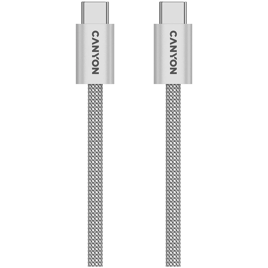 CANYON cable OnWire 60MG C-C 60W Magnet Braided 1m Light Grey