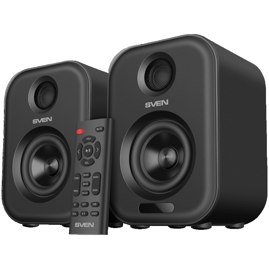Speakers SVEN MC-5, grey (50W, Bluetooth, RCA2, USB, Optical, RC)