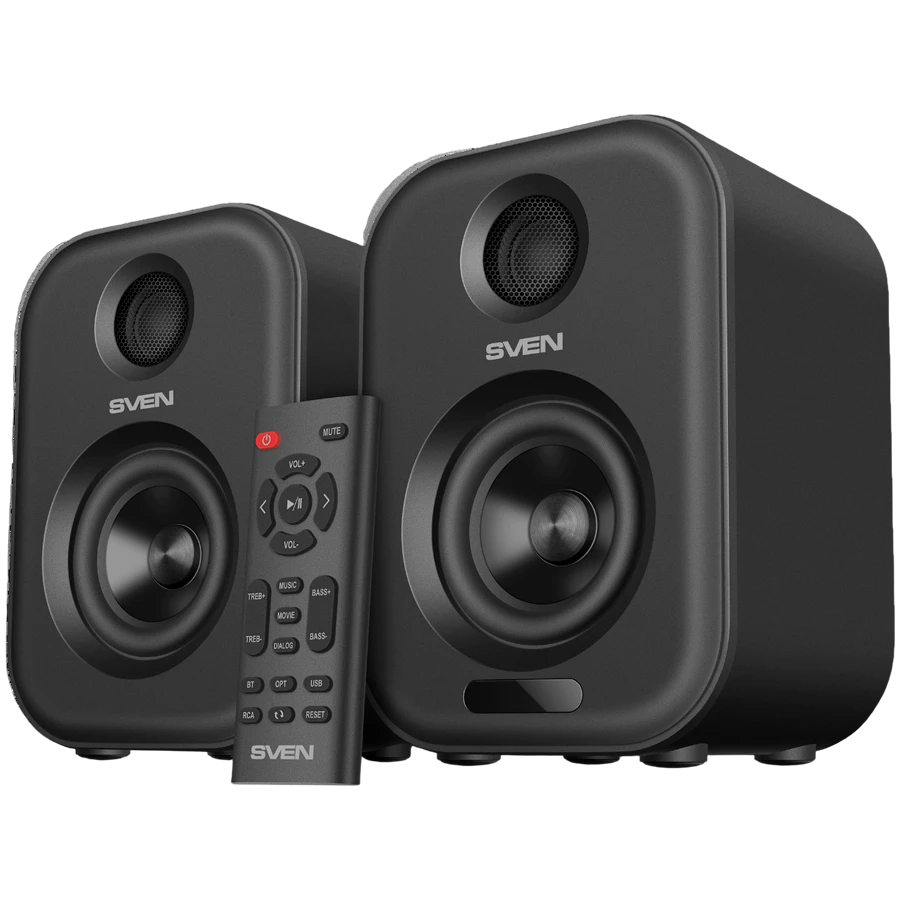Speakers SVEN MC-5, grey (50W, Bluetooth, RCA2, USB, Optical, RC)