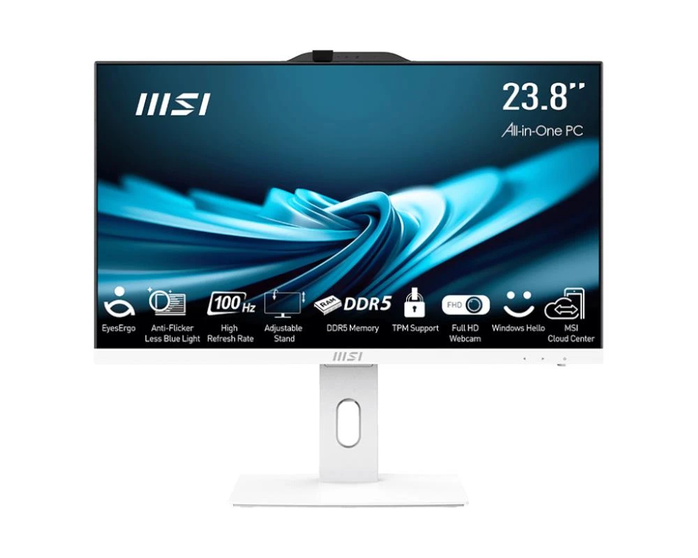Monoblock PC|MSI|PRO|AP241P 14M|Business|All in One|CPU Core i5|i5-14400|2500 MHz|Screen 23.8"|RAM 16GB|DDR5|5600 MHz|SSD 512GB|Graphics card Intel UHD Graphics|Integrated|Windows 11 Pro|Colour White|PROAP242P14M-691EU
