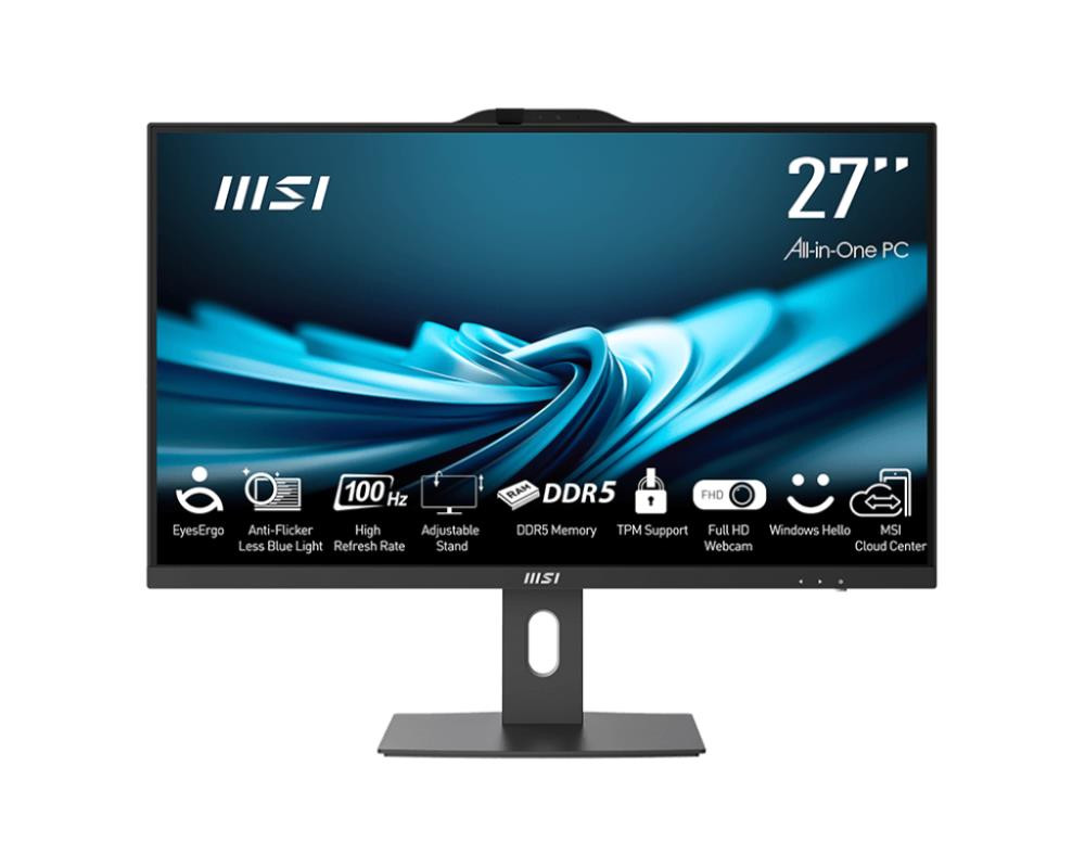 Monoblock PC|MSI|PRO|AP272P 14M|Business|All in One|CPU Core i5|i5-14400|2500 MHz|Screen 27"|RAM 16GB|DDR4|3200 MHz|SSD 512GB|Graphics card Intel UHD Graphics|Integrated|Windows 11 Pro|Colour Black|PROAP272P14M-496EU