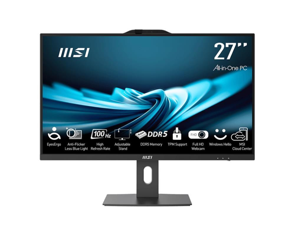 Monoblock PC|MSI|PRO|AP272P 14M|Business|All in One|CPU Core i7|i7-14700|2100 MHz|Screen 27"|RAM 16GB|DDR4|3200 MHz|SSD 1TB|Graphics card Intel UHD Graphics|Integrated|Windows 11 Pro|Colour Black|PROAP272P14M-495EU