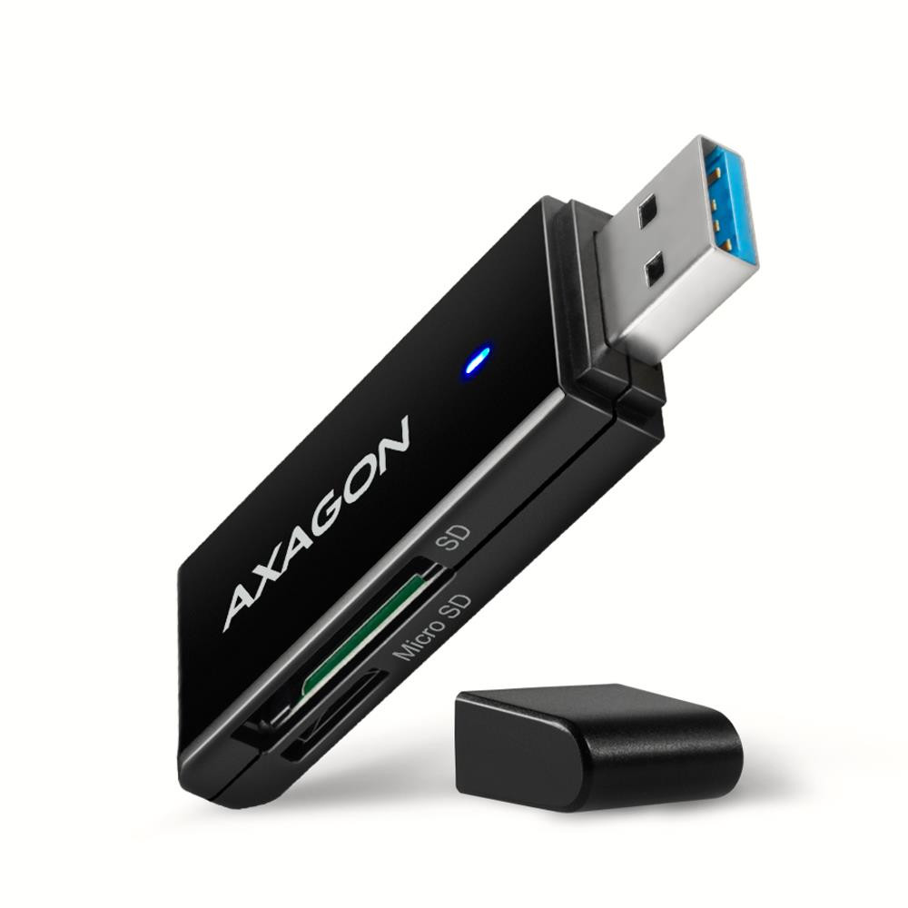 Axagon CRE-S2N kaardilugeja USB 3.2 Gen 1 (3.1 Gen 1) Type-A Must