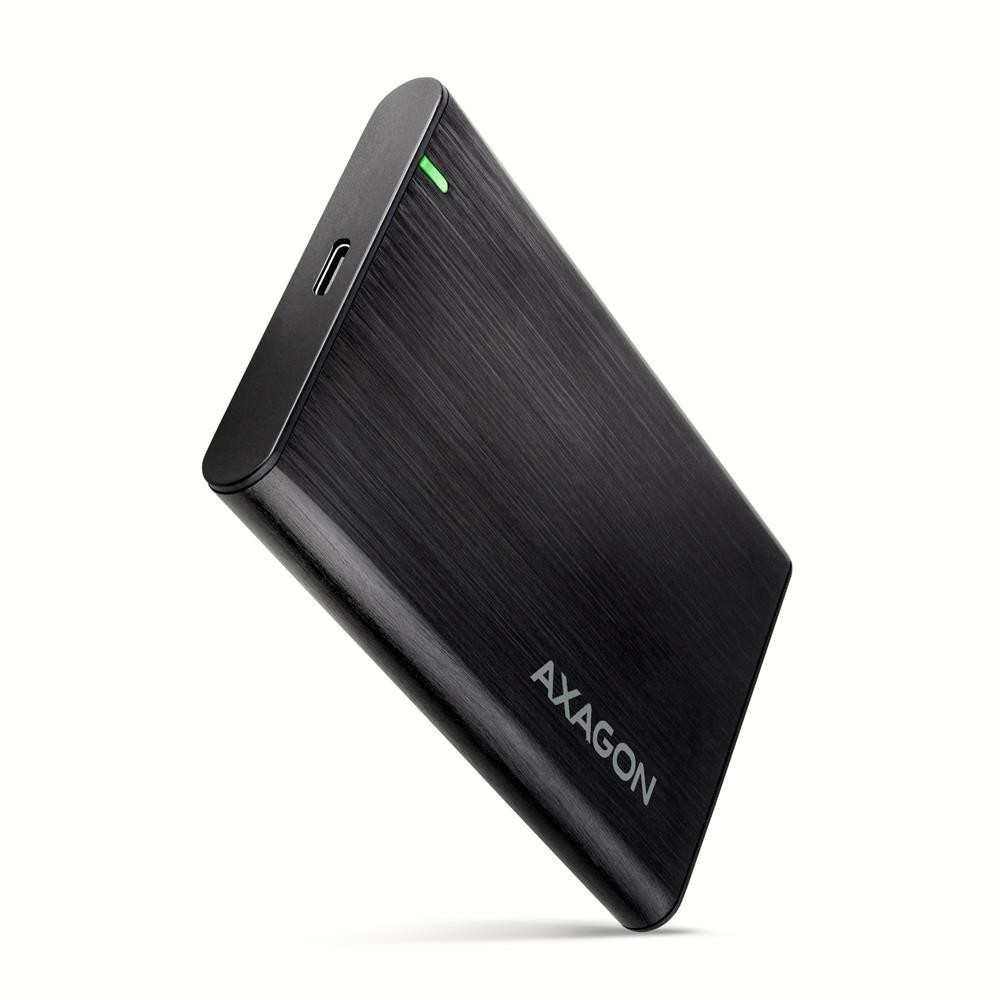 Axagon EE25-A6C kõvakettaboks HDD/SSD ümbris Must 2.5"