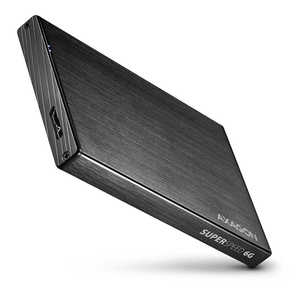 Axagon EE25-XA6 kõvakettaboks HDD/SSD ümbris Must 2.5"