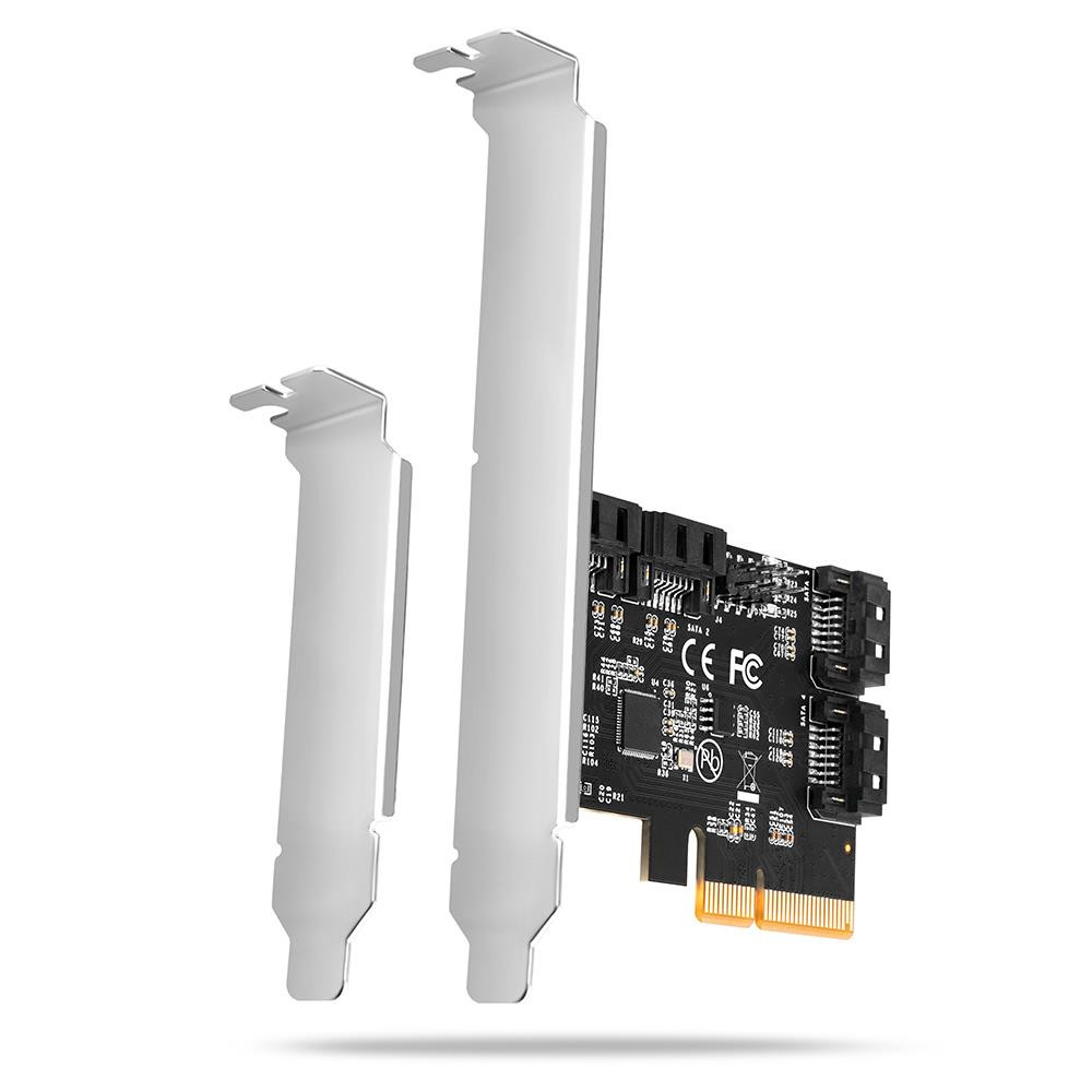 Axagon PCES-SA4X4 liidesekaart/adapter Sisemine SATA