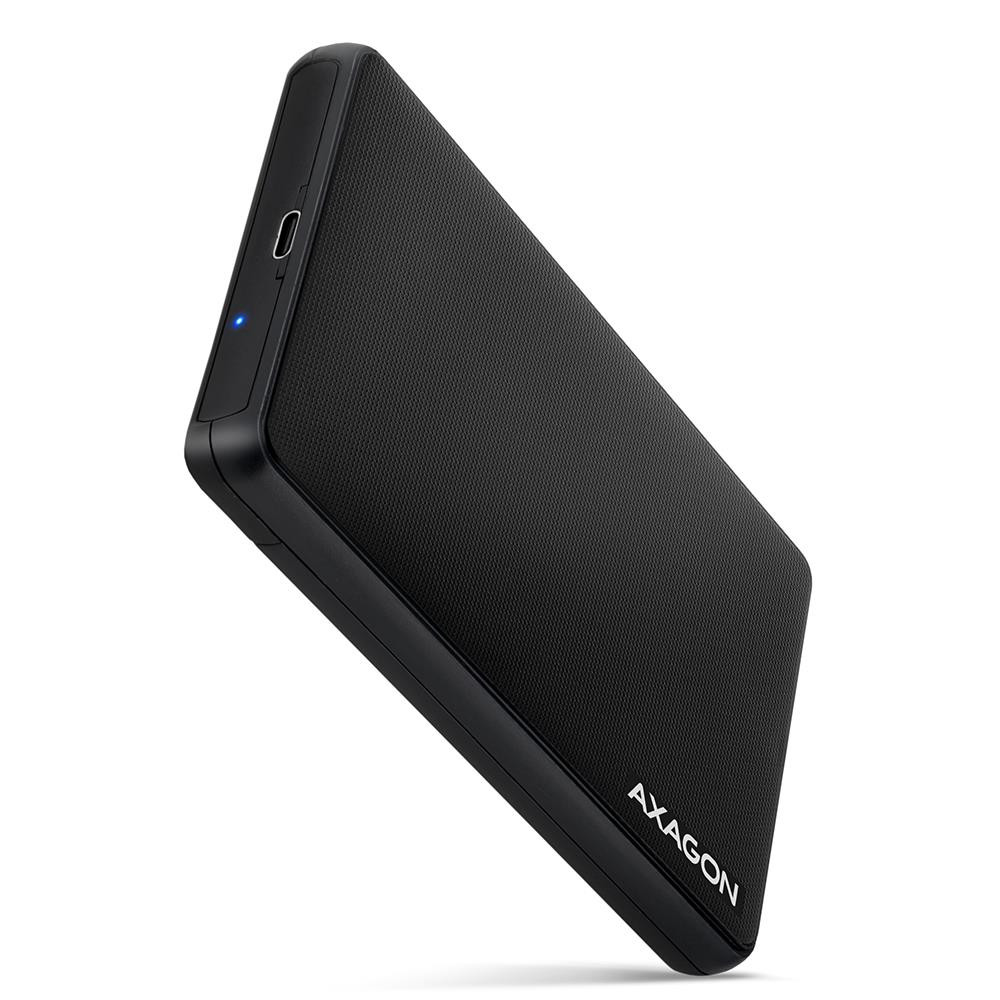 Axagon EE25-SLC kõvakettaboks HDD/SSD ümbris Must 2.5"