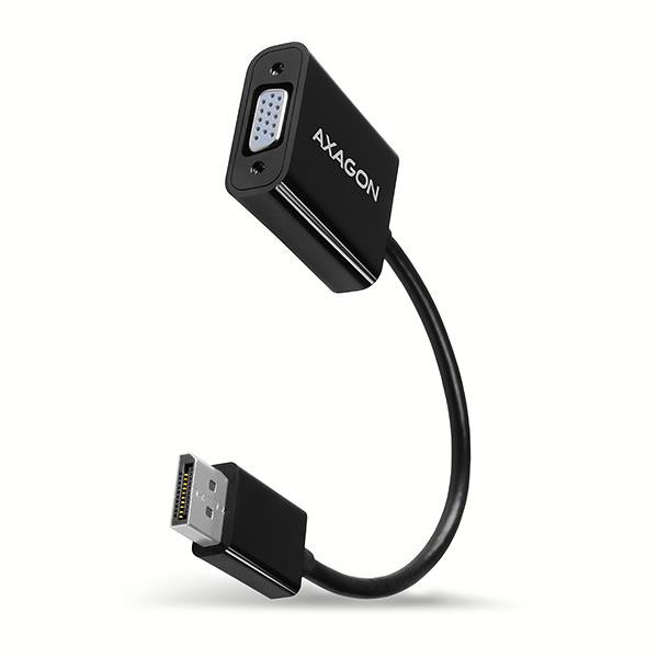 Axagon RVD-VGN videokaabliadapter 0,15 m DisplayPort VGA (D-Sub) Must