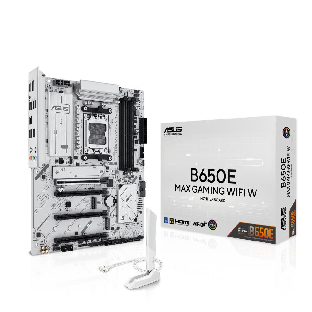 Mainboard|ASUS|AMD B650|SAM5|ATX|Memory DDR5|Memory slots 4|2xPCI-Express 3.0 16x|1xPCI-Express 4.0 16x|1xPCI-Express 5.0 16x|3xM.2|1xHDMI|1xDisplayPort|2xUSB 2.0|5xUSB 3.2|1xUSB-C|1xRJ45|3xAudio port|B650EMAXGAMINGWIFIW