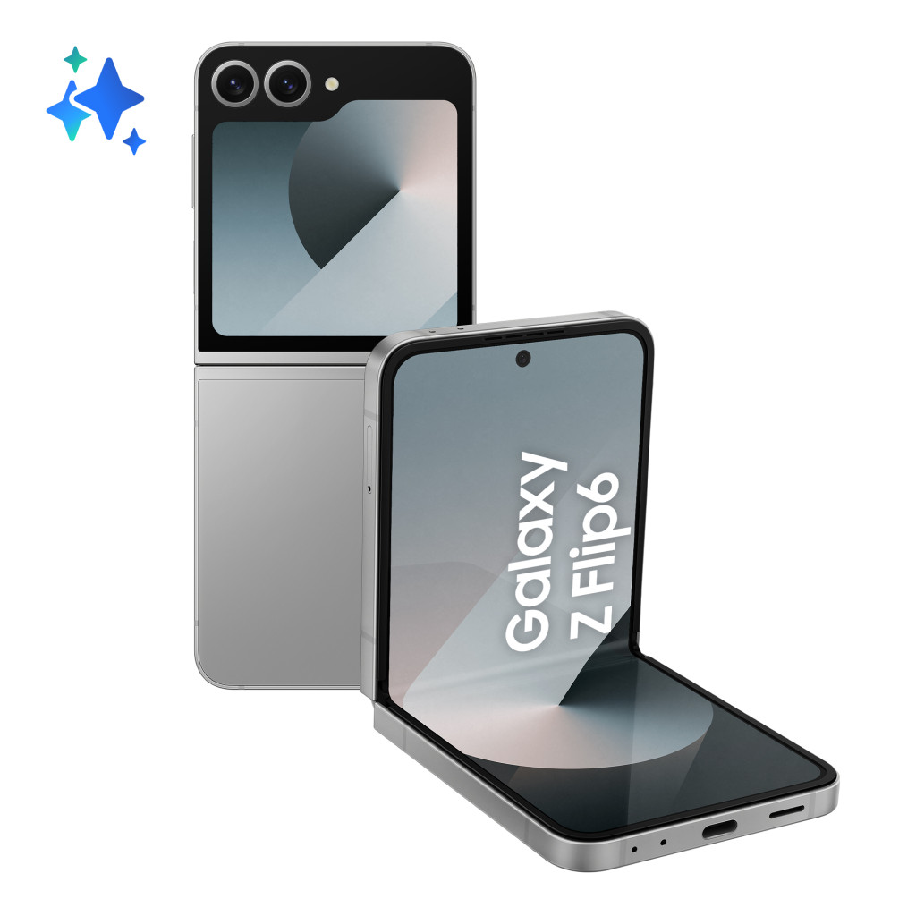 Samsung Galaxy Z Flip6 17 cm (6.7") Kaksik-SIM Android 14 5G USB tüüp-C 12 GB 256 GB 4000 mAh Hõbe
