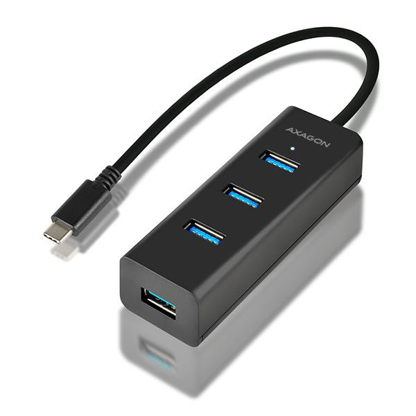 Axagon HUE-S2C jaotur USB 3.2 Gen 1 (3.1 Gen 1) Type-A 5000 Mbit/s Must
