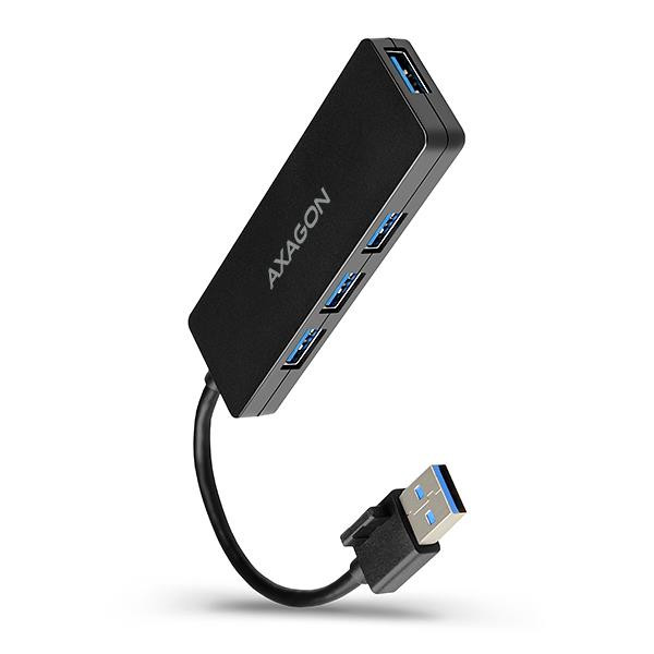 Axagon HUE-G1A jaotur USB 3.2 Gen 1 (3.1 Gen 1) Type-A 5000 Mbit/s Must