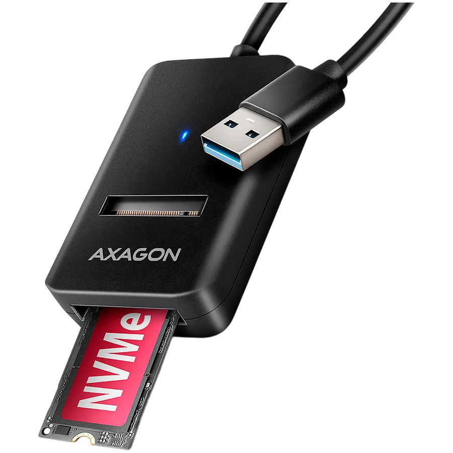 AXAGON ADM2-AM USB-A 3.2 Gen2 - 1x NVMe/SATA SDD Adapter