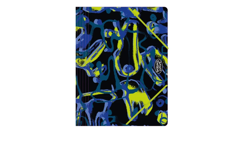Dokumendikohver OCW BLUE LIQUID, PP, elastse rihmaga