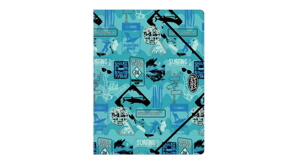 Dokumendikott OCW SURF, PP, elastse rihmaga