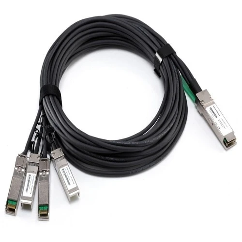 DELL 470-AAVT InfiniBand ja kiudoptilised kaablid 0,5 m QSFP+ 4x SFP+ Must