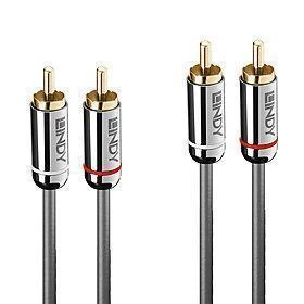 Lindy 35344 audiokaabel 0,5 m 2 x RCA hall