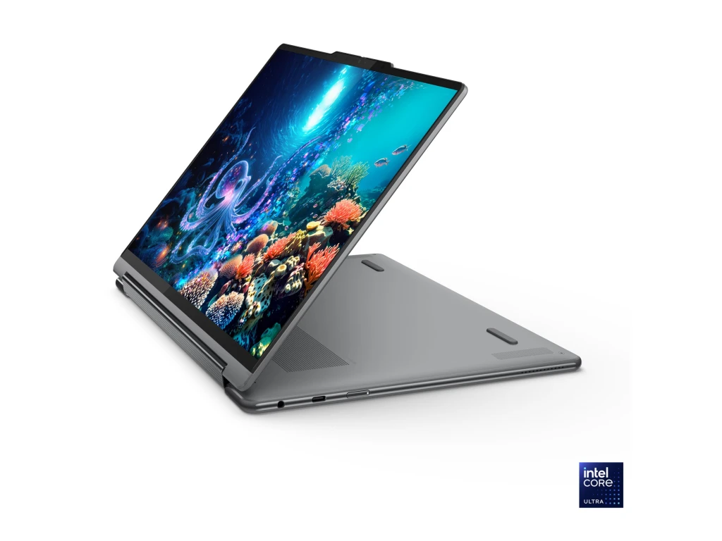 Lenovo Yoga 9 2-in-1 14ILL10 | Luna Grey | 14 " | OLED | Touchscreen | WQXGA+ | 2880 x 1800 pixels | Glossy | Intel Core Ultra 7 | 256V | 16 GB | LPDDR5x | Solid-state drive capacity 1000 GB | Intel Arc Graphics | Windows 11 Home | 802.11be | Bluetooth version 5.4 | Keyboard language English | Keyboard backlit | Warranty 24 month(s) | Battery warra