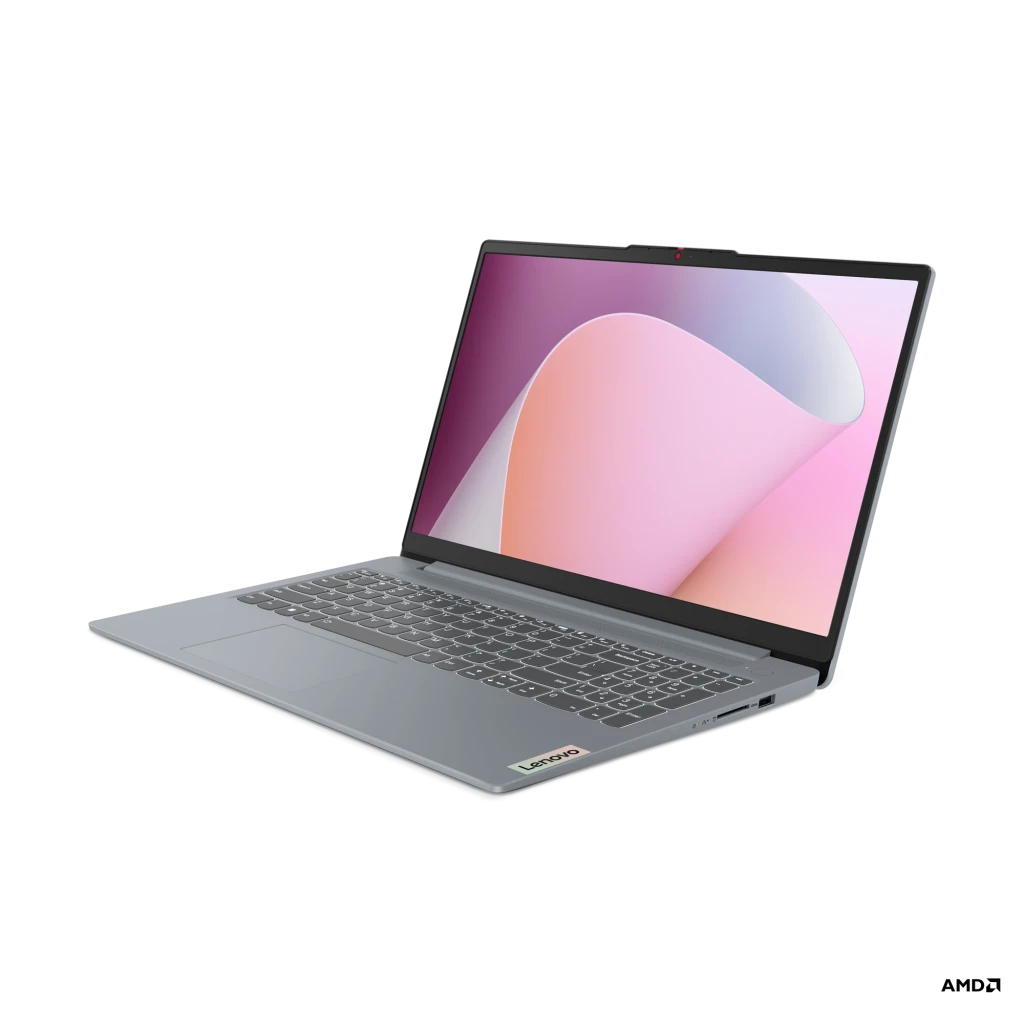 Lenovo IdeaPad Slim 3 15AMN8 | Arctic Grey | 15.6 " | IPS | FHD | 1920 x 1080 pixels | Anti-glare | AMD Ryzen 3 | 7320U | 8 GB | Soldered LPDDR5 | Solid-state drive capacity 128 GB | AMD Radeon 610M Graphics | Windows 11 Home | 802.11ax | Bluetooth version 5.2 | Keyboard language Nordic | Keyboard backlit | Warranty 24 month(s) | Battery warranty 1