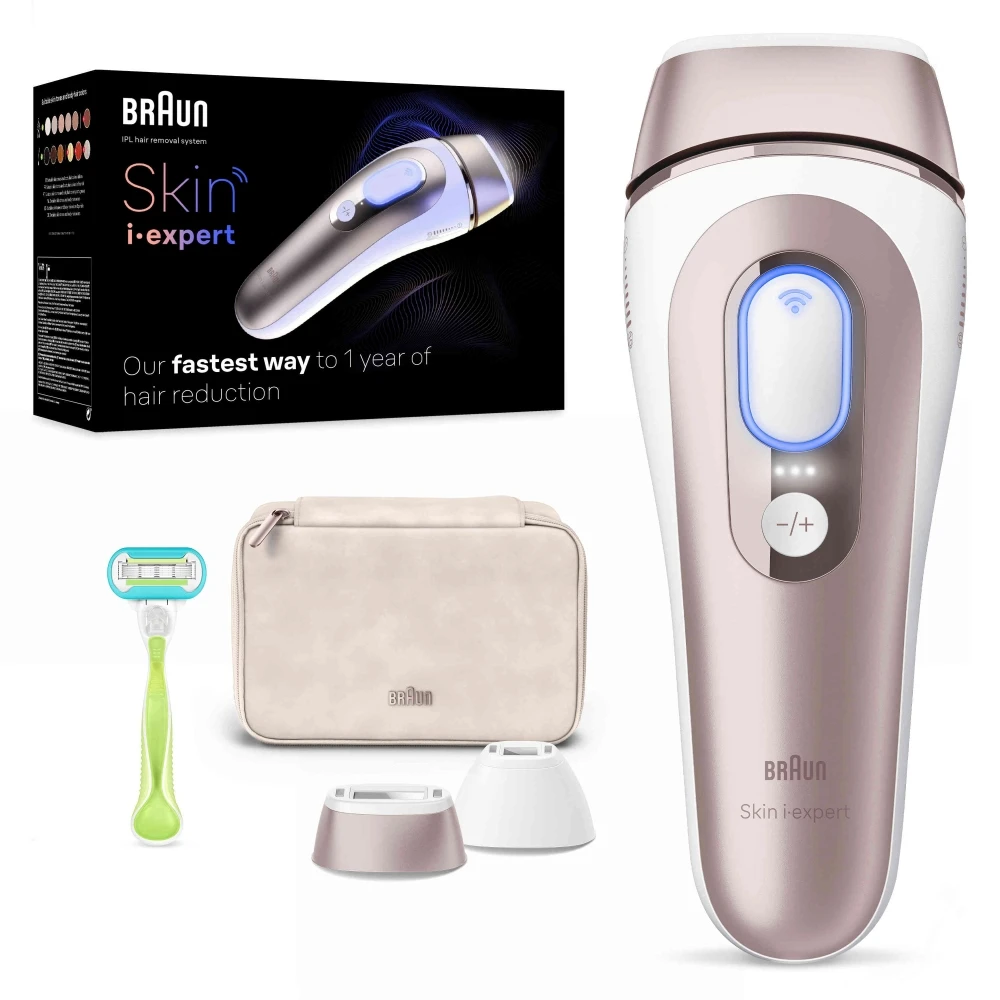 Braun Skin i-expert PL7147 Valgusimpulsstehnoloogia Pärlmutter, Valge
