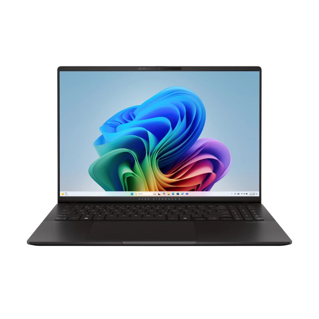 Asus Vivobook S 16 M5606UA-MX087W | Neutral Black | 16 " | OLED | 3.2K | 3200 x 2000 pixels | Glossy | AMD Ryzen 7 | 8845HS | 16 GB | LPDDR5X | Solid-state drive capacity 1000 GB | AMD Radeon Graphics | Windows 11 Home | 802.11ax | Bluetooth version 5.3 | Keyboard language English | Keyboard backlit | Warranty 24 month(s)