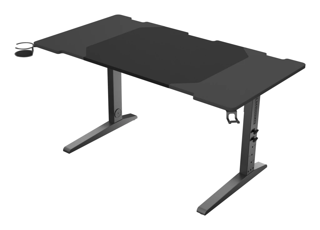Genesis | Modular Gaming Desk | Holm 140 RGB | Anthracite Black