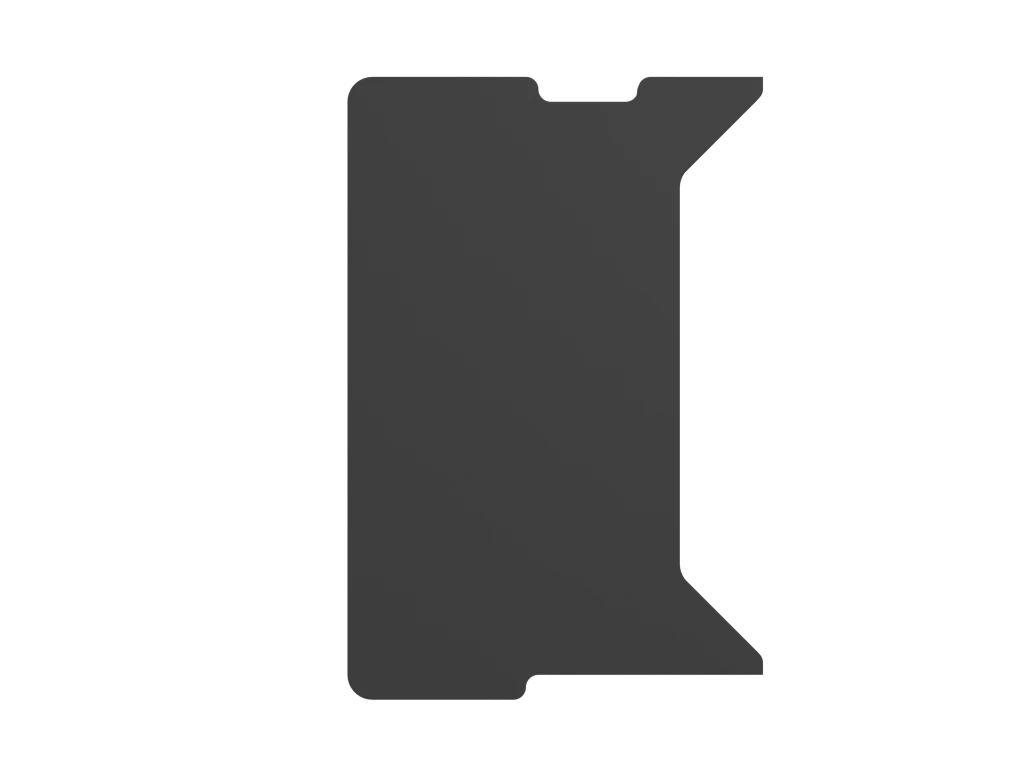 Genesis | Holm Modular Side Desk Top Left 50cm | NDS-2280 | Anthracite Black
