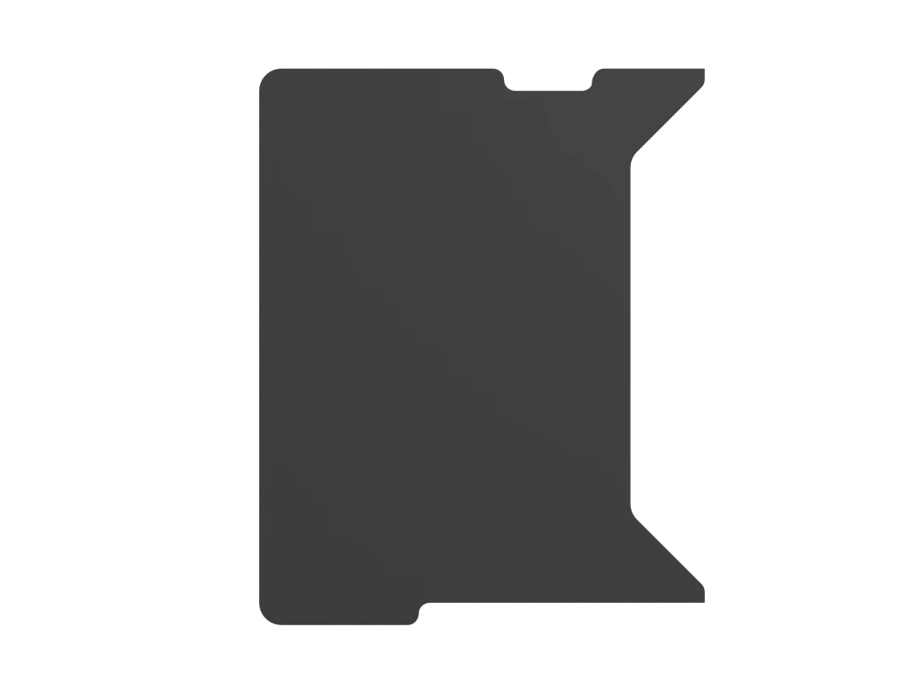 Genesis | Holm Modular Side Desk Top Left 60cm | NDS-2282 | Anthracite Black