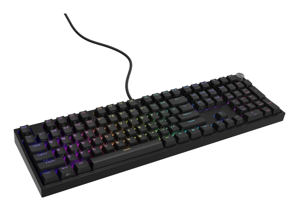 GENESIS THOR 404 klaviatuur Universaalne USB QWERTY Inglise Must