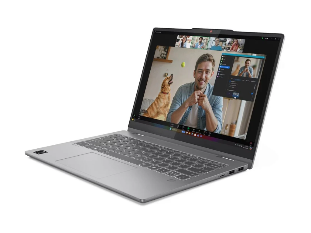 Lenovo IdeaPad 5 2-in-1 14Q8X9 | Luna Grey | 14 " | OLED | Touchscreen | WUXGA | 1920 x 1200 pixels | Glossy | Snapdragon X | X1-26-100 | 16 GB | Soldered LPDDR5x | Solid-state drive capacity 512 GB | Qualcomm Adreno GPU | Windows 11 Home | 802.11be | Bluetooth version 5.4 | Keyboard language English | Keyboard backlit | Warranty 24 month(s) | Batt