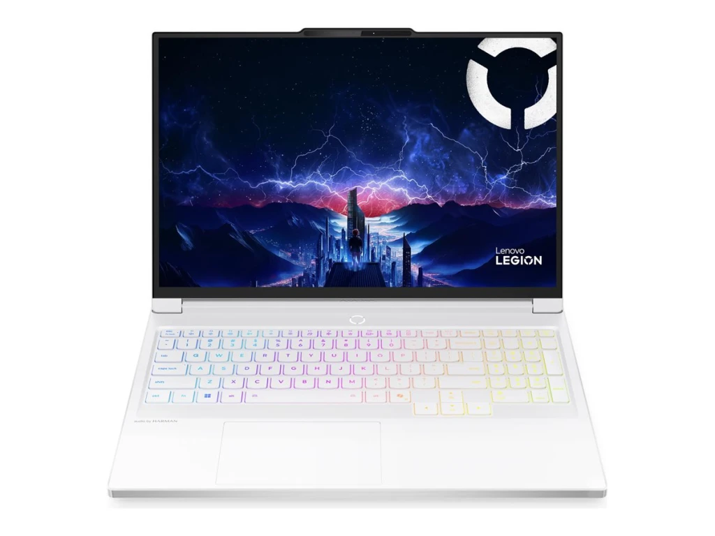 Lenovo Legion 7 16IAX10 | Glacier White | 16 " | OLED | WQXGA | 2560 x 1600 pixels | Intel Core Ultra 9 | 275HX | 32 GB | CSODIMM DDR5 | Solid-state drive capacity 2000 GB | NVIDIA GeForce RTX 5070 | GDDR7 | 8 GB | Windows 11 Home | 802.11be | Bluetooth version 5.4 | Keyboard language Nordic | Keyboard backlit | Warranty 24 month(s) | Battery warra