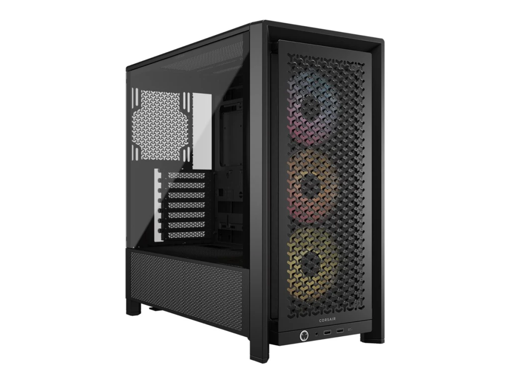 Corsair PC Case | Frame 4000D RS ARGB Modular | Black | Mid-Tower | Power supply included No