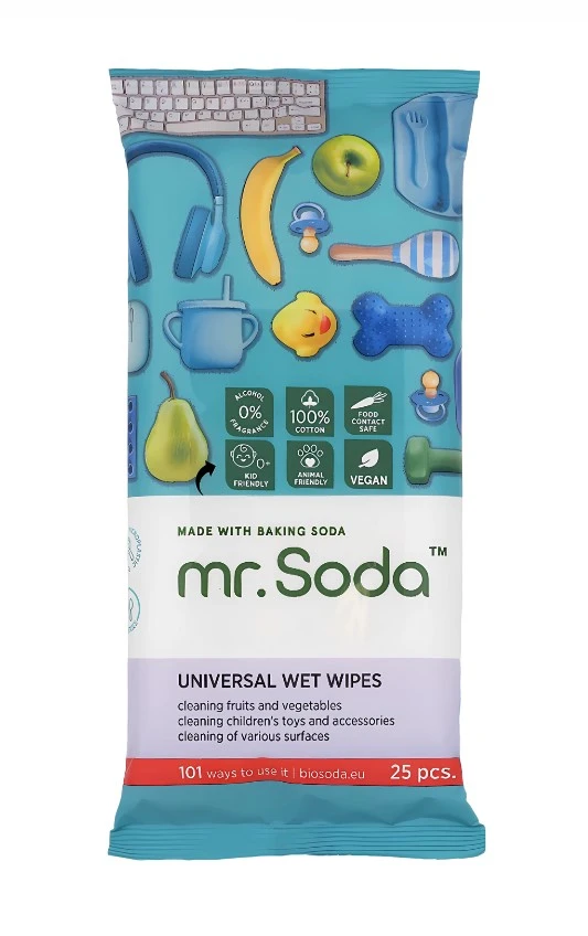 Soda | Wet Wipes Universal, 25 pcs | mr. Soda