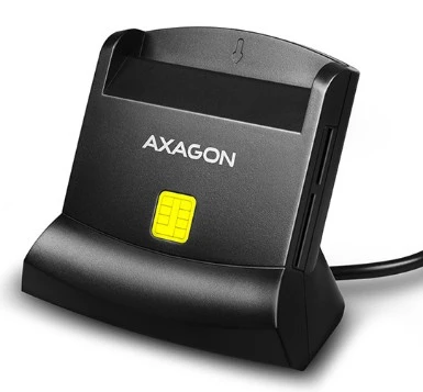 Axagon CRE-SM2 kiipkaardilugeja Hoonesisene USB USB 2.0 Must