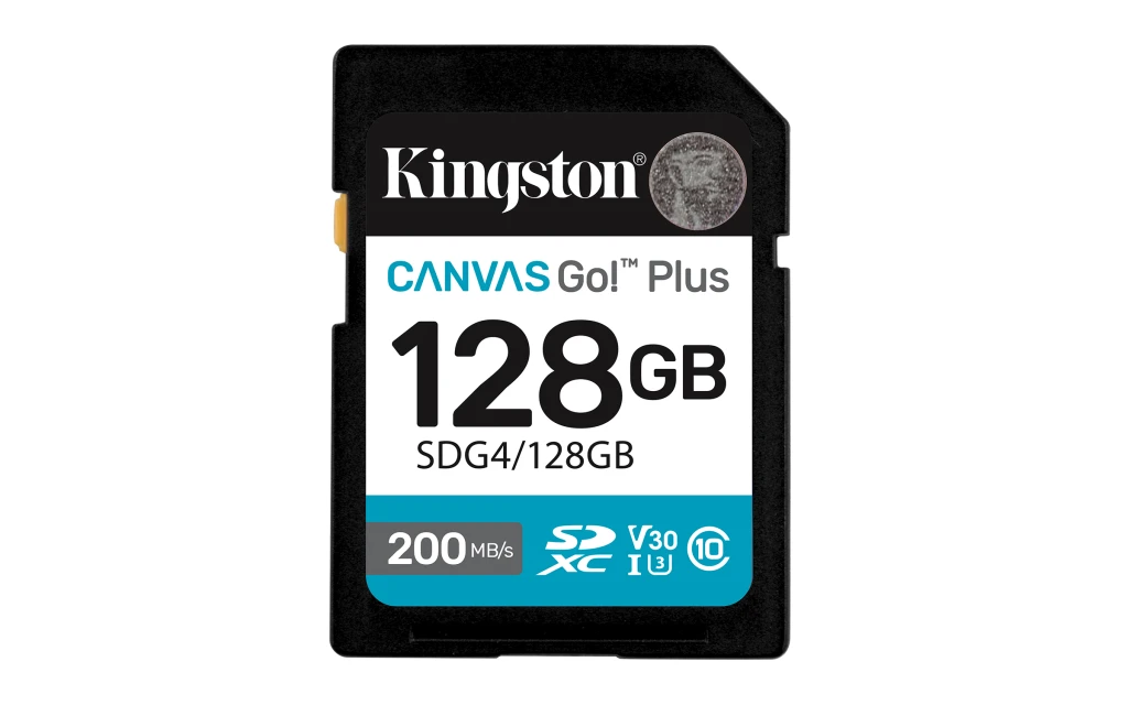 Kingston | Canvas Go! Plus | 128 GB | SD | Flash memory class Class 10, UHS-I, U3, V30