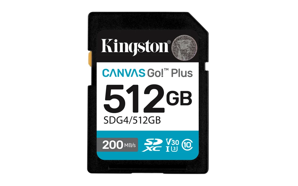 Kingston | Canvas Go! Plus | 512 GB | SD | Flash memory class Class 10, UHS-I, U3, V30