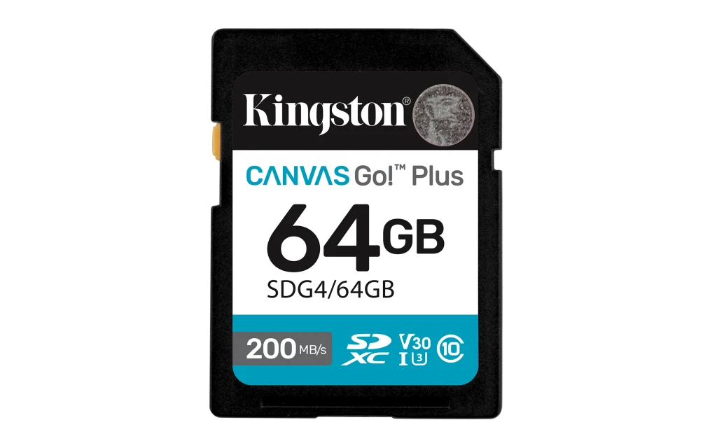 Kingston | Canvas Go! Plus | 64 GB | SD | Flash memory class Class 10, UHS-I, U3, V30