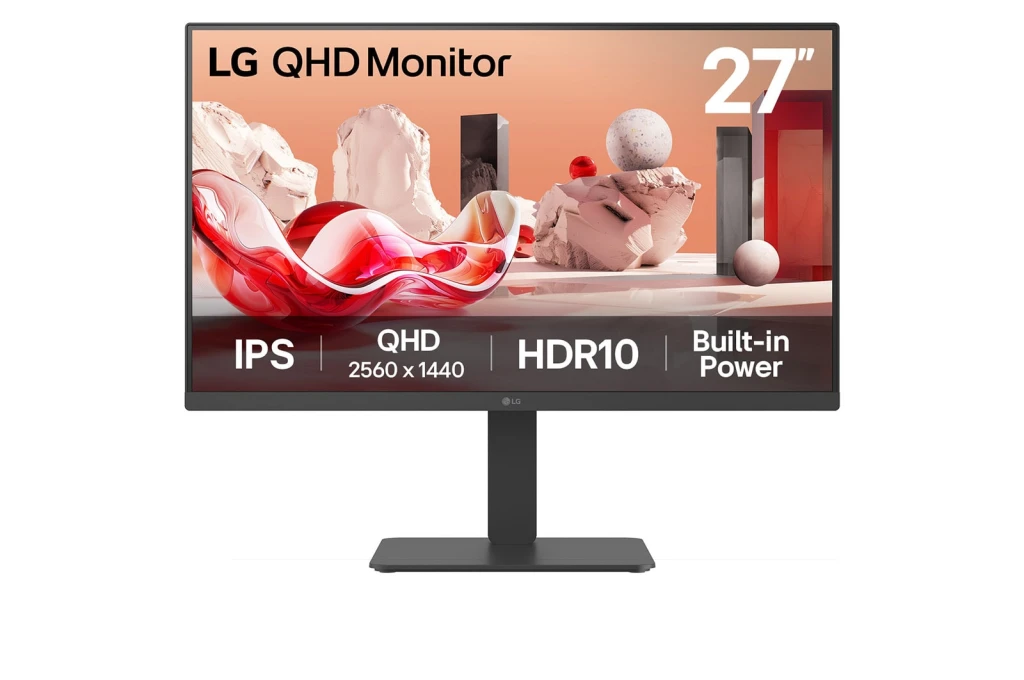 LG 27BA45QB-B | 27 " | IPS | 16:9 | 75 Hz | 5 ms | 2560 x 1440 pixels | 280 cd/m² | HDMI ports quantity 2 | Black