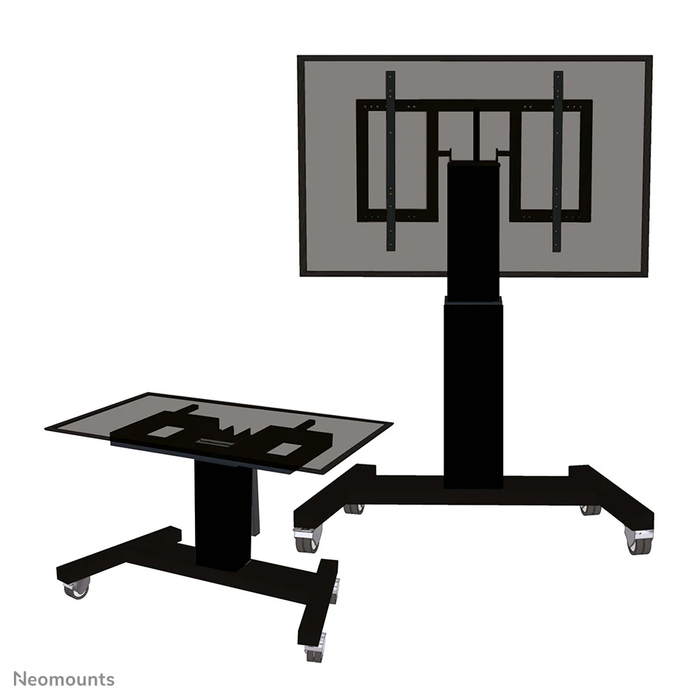 Neomounts PLASMA-M2500TBLACK monitori kinnitus ja alus 2,54 m (100") Põrand Must