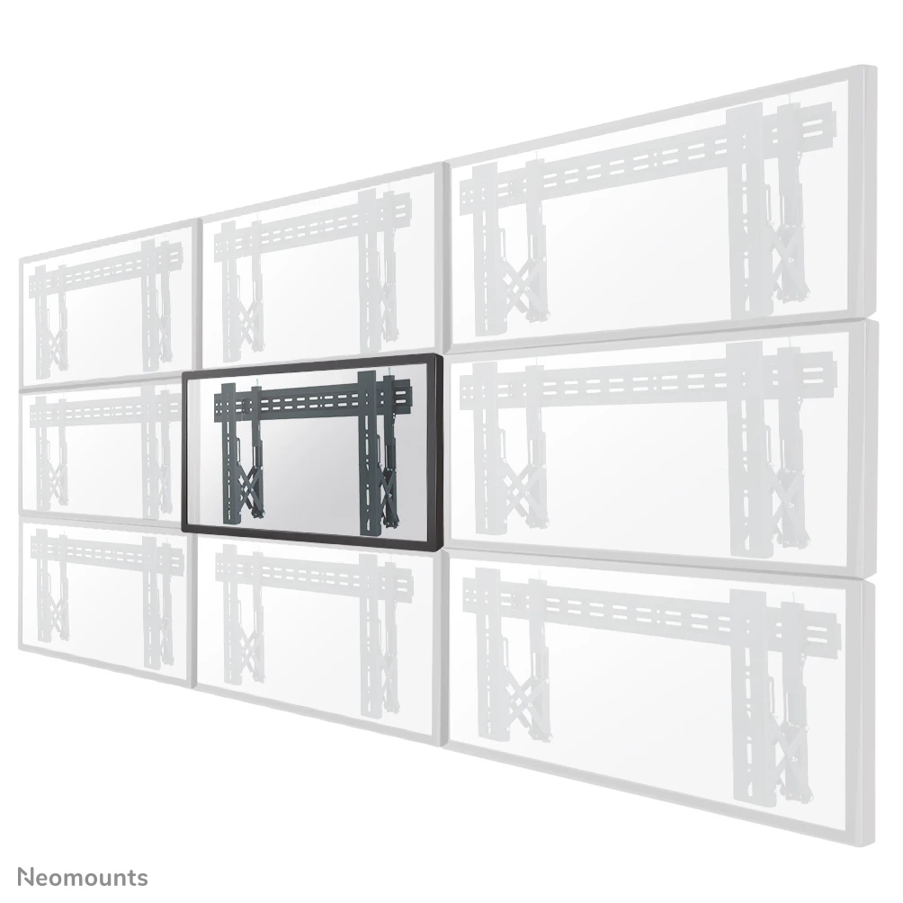 Neomounts Wall mount | LED-VW1000BLACK Videowall wall mount | 40-75 " | Maximum weight (capacity) 50 kg | Black