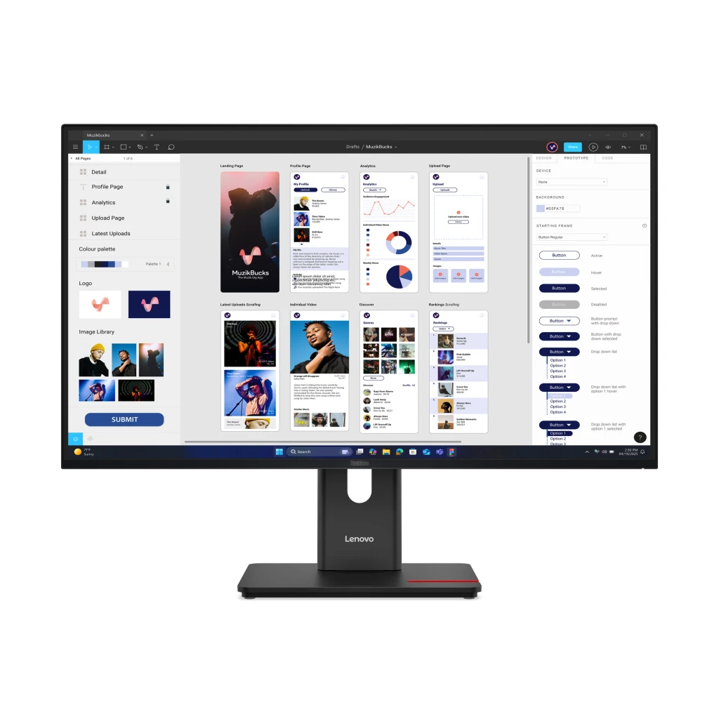 Lenovo ThinkVision T32UD-40 31.5 3840x2160/HDMI/3Y Warranty | Lenovo