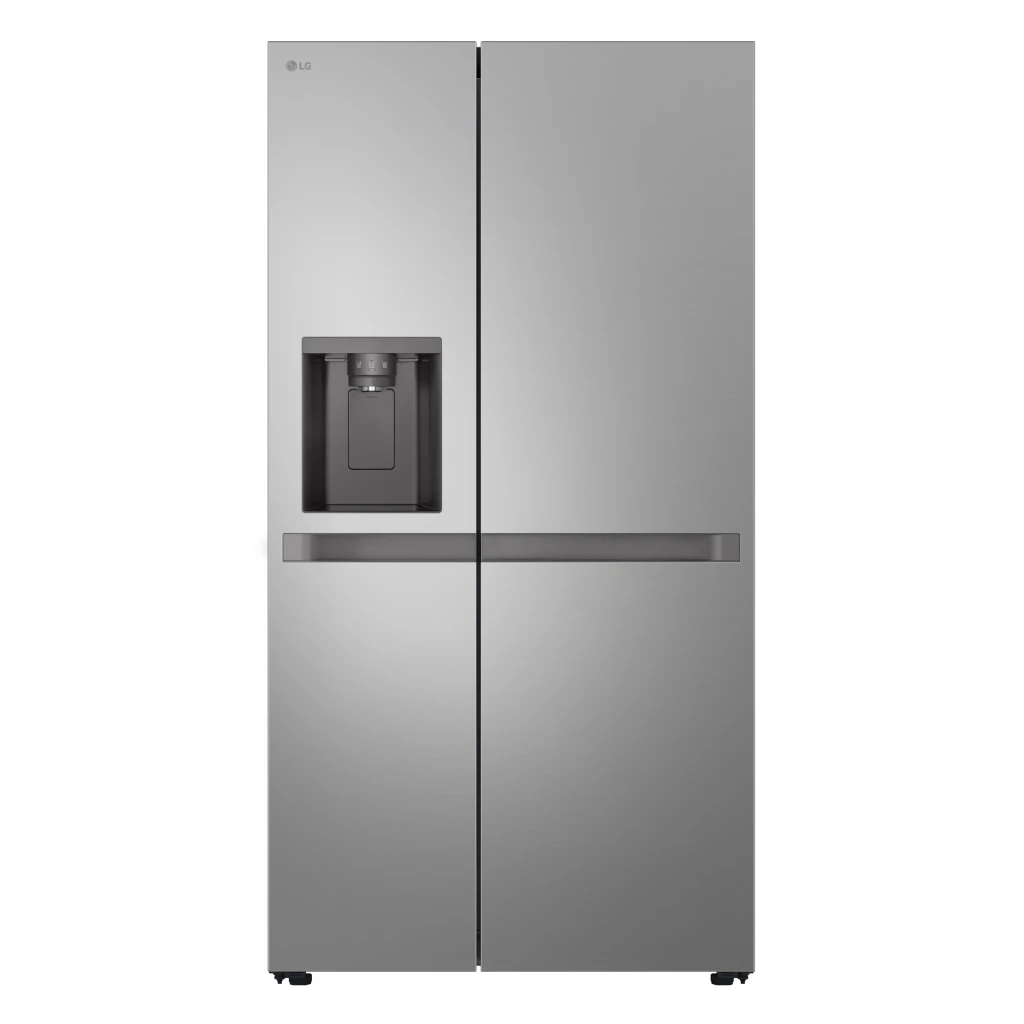 LG Refrigerator | GSLC41PYPE | Energy efficiency class E | Free standing | Side by side | Height 179 cm | Fridge net capacity 420 L | Freezer net capacity 221 L | Display | 36 dB | Grey
