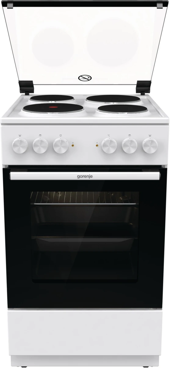 Gorenje GE5A21WH pliit Eraldiseisev pliit Elektriline Elektriline pliidiplaat Valge
