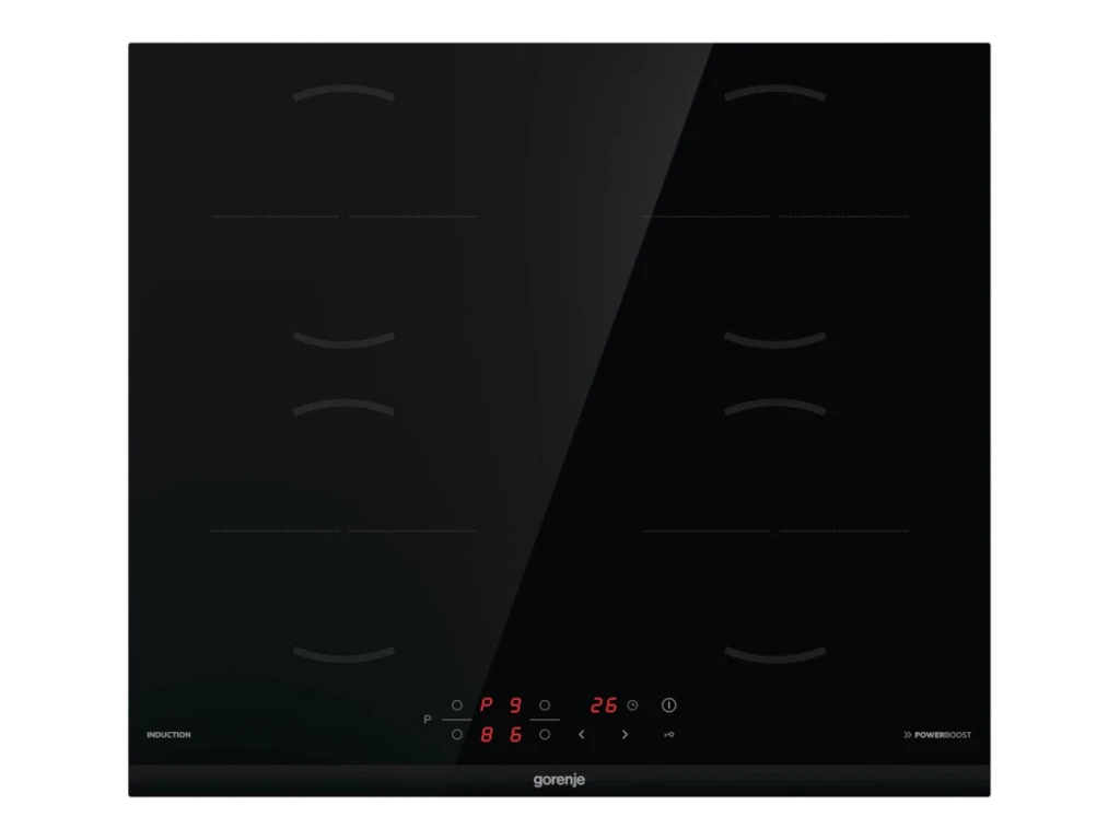 Gorenje Hob | GI6401BCE | Induction | Number of burners/cooking zones 4 | Touch control | Timer | Black
